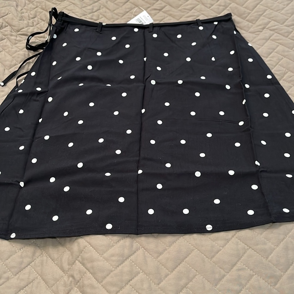 GAP Polka Dot Print Tie-Waist Mini Skirt/NWT/S - Picture 10 of 11